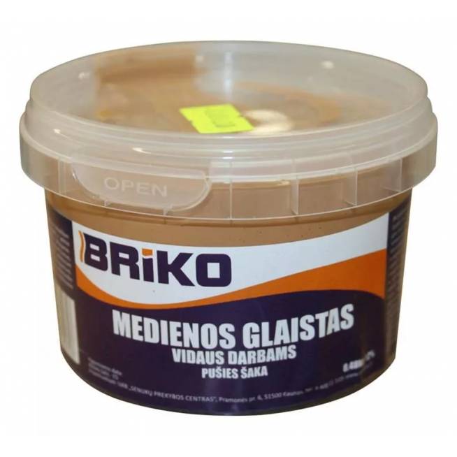 Glaistas Briko, paruoštas naudoti, pušies, 0.48 kg