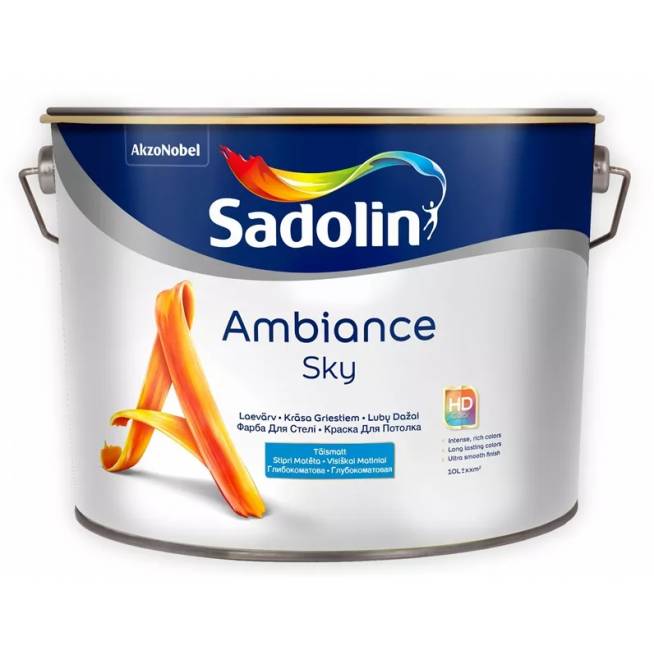 Dažai Sadolin Ambiance Sky, balta, 10 l