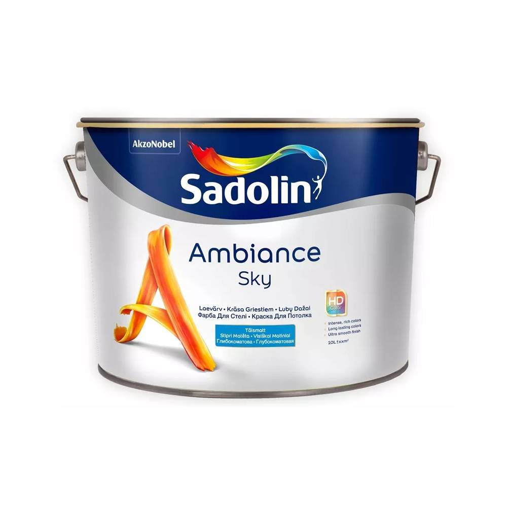 Dažai Sadolin Ambiance Sky, balta, 10 l