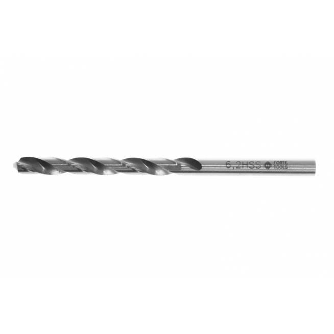 Grąžtas Forte Tools, metalas/ketui, hss, tiesus, 6.5 mm x 10.1 cm