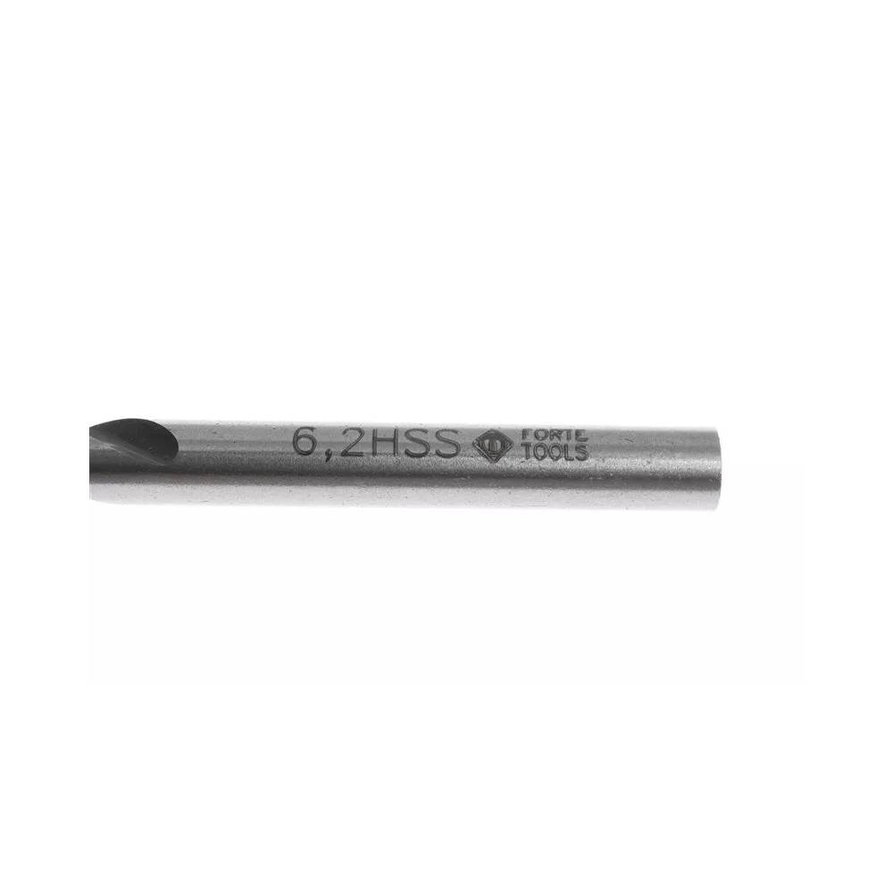 Grąžtas Forte Tools, metalas/ketui, hss, tiesus, 6.5 mm x 10.1 cm