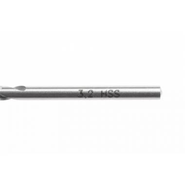 Grąžtas Forte Tools, metalas/ketui, hss, tiesus, 3.2 mm x 6.5 cm