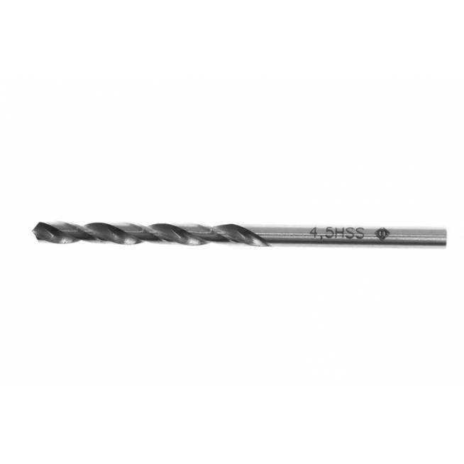 Grąžtas Forte Tools, metalas/plienui/ketui, hss, tiesus, 4.5 mm x 8 cm