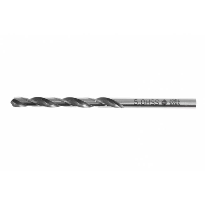 Grąžtas Forte Tools, metalas/plienui/ketui, hss, tiesus, 5 mm x 8.6 cm