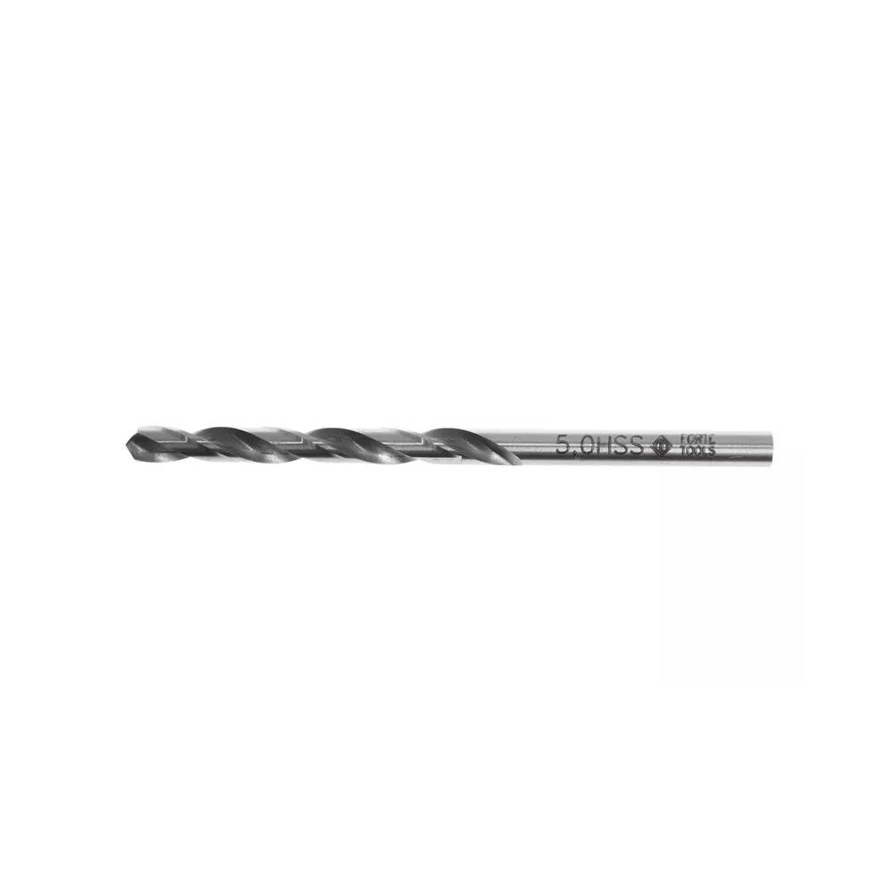 Grąžtas Forte Tools, metalas/plienui/ketui, hss, tiesus, 5 mm x 8.6 cm