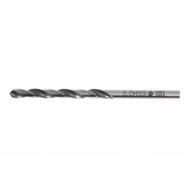 Grąžtas Forte Tools, metalas/plienui/ketui, hss, tiesus, 5 mm x 8.6 cm