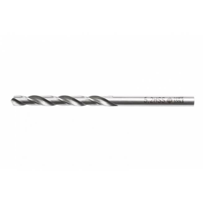 Grąžtas Forte Tools, metalas/plienui/ketui, hss, tiesus, 5.2 mm x 8.6 cm