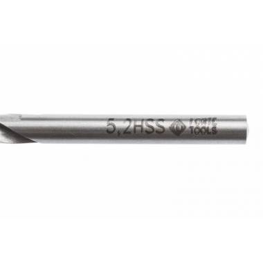 Grąžtas Forte Tools, metalas/plienui/ketui, hss, tiesus, 5.2 mm x 8.6 cm