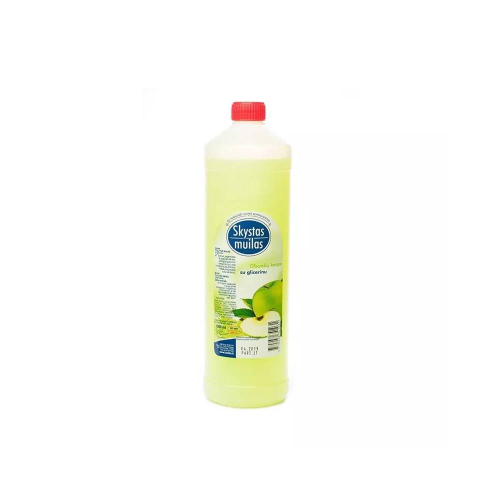 Skystas muilas su glicerinu, obuolių kvapas, 1000 ml