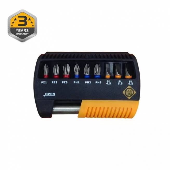 Antgalių rinkinys Forte Tools BT10-00, 1/4"