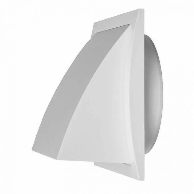 Išorinės ventiliacijos grotelės Europlast ND10FV, plastikas, 99 mm