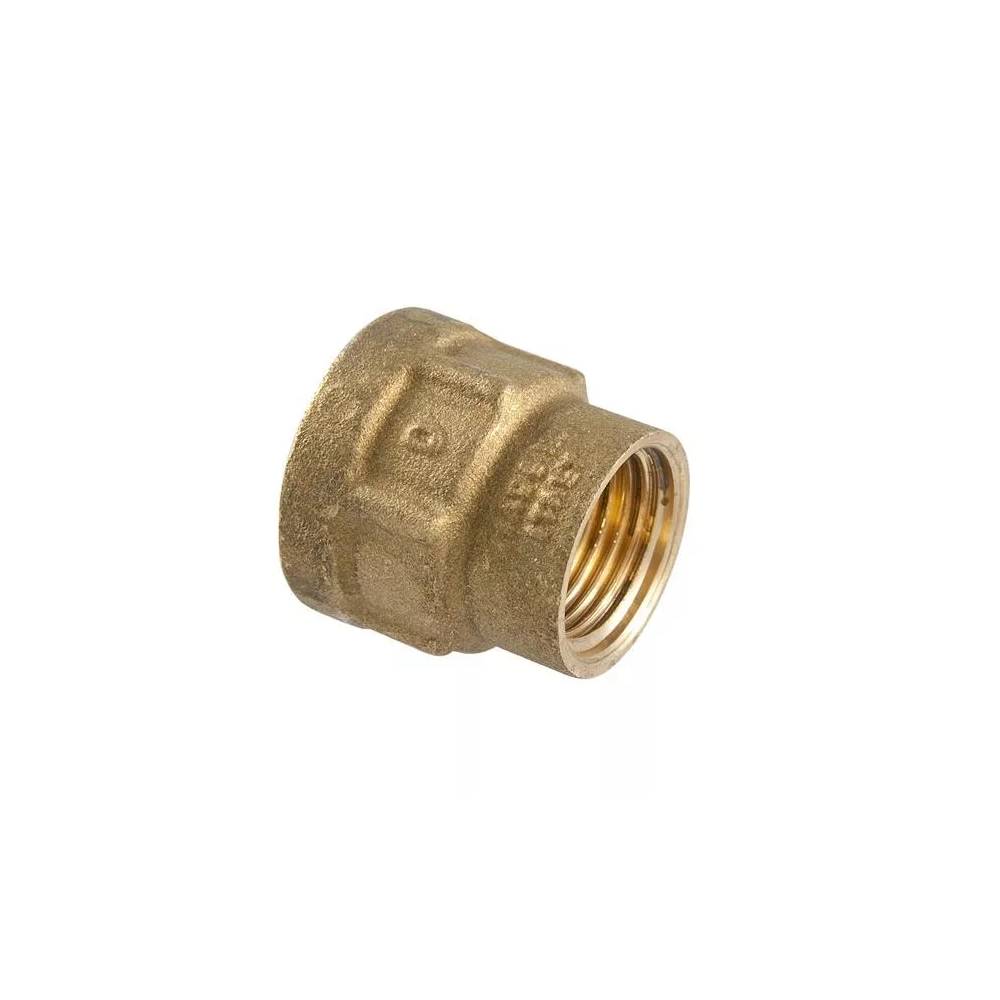 Tarpmovė TDM Brass 2150, 3/8 colio - vidinis sriegis / 1/2 colio - vidinis sriegis, 1/2" x 3/8'