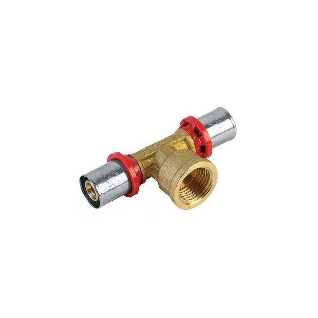 Adapteris TDM Brass 1655, 90 °, 16mm x 1/2", žalvaris