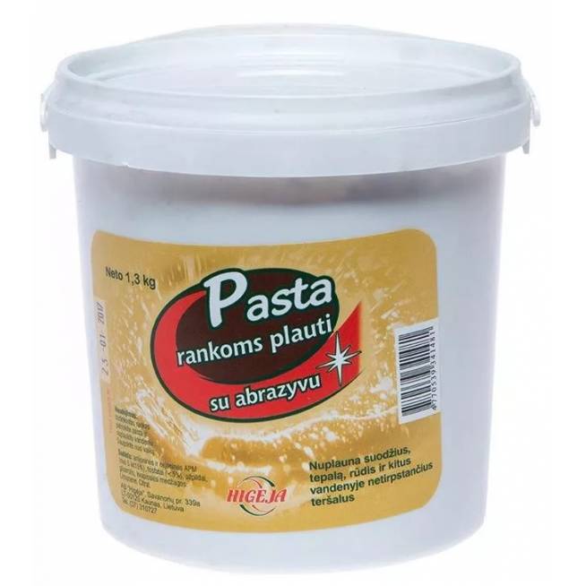 Rankų plovimo priemonė Higeja Pasta For Hand Washing With Abrasive 1.3kg