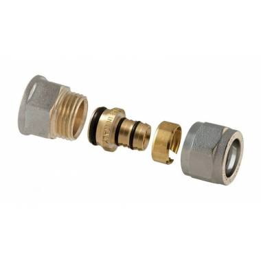 Išardomasis srieginis antgalis TDM Brass 1435, 16mm x 3/4", žalvaris/nikelis