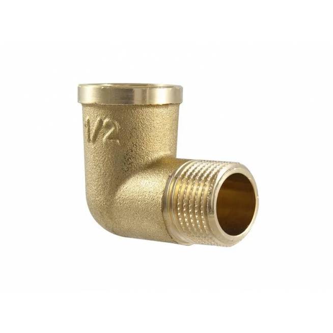 Alkūnė TDM Brass 210PP, 90 °, 1 1/2", žalvaris