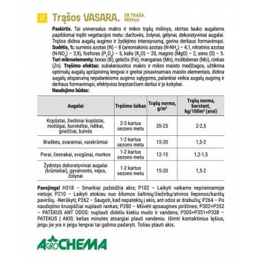 Trąšos daržovėms, gėlėms, dekoratyviniams augalams Agrochema Summer, birios, 1 kg