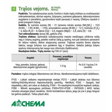 Trąšos vejoms Agrochema, birios, 1 kg