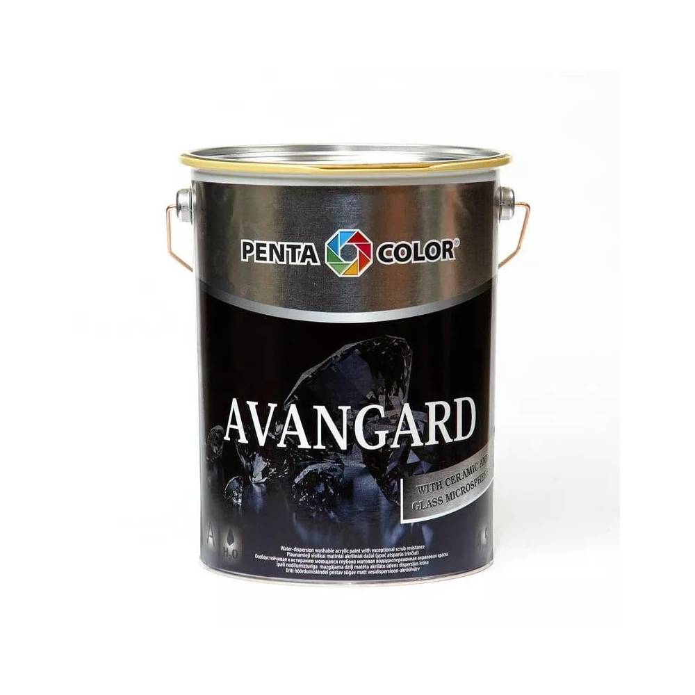 Dispersiniai dažai Pentacolor Avangard, balta, 2.7 l