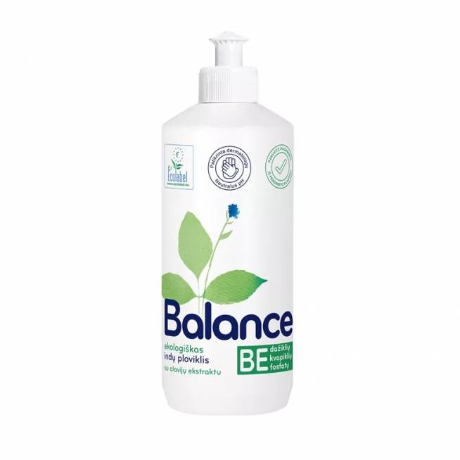 Indų ploviklis ekologiškas Balance With aloe extract, 0.45 l