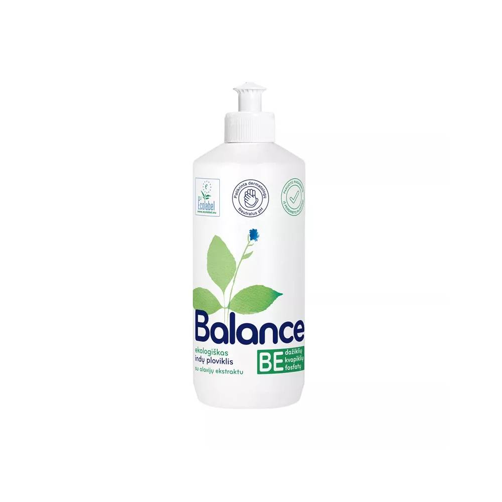 Indų ploviklis ekologiškas Balance With aloe extract, 0.45 l