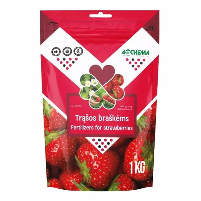 Trąšos braškėms Agrochema, birios, 1 kg