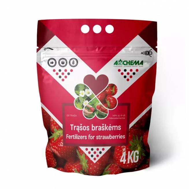 Trąšos braškėms Agrochema, birios, 4 kg