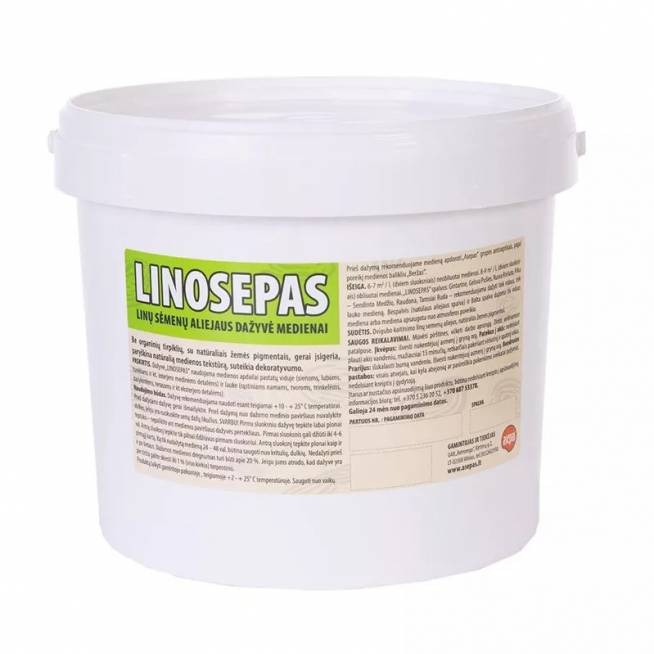 Medienos aliejus Linosepas, skaidri, 5 l