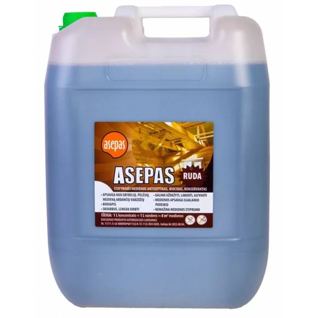 Antiseptikas Asepas, ruda, 20 l