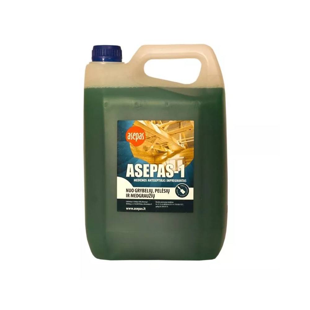 Antiseptikas Asepas-1, žalsva, 5 l