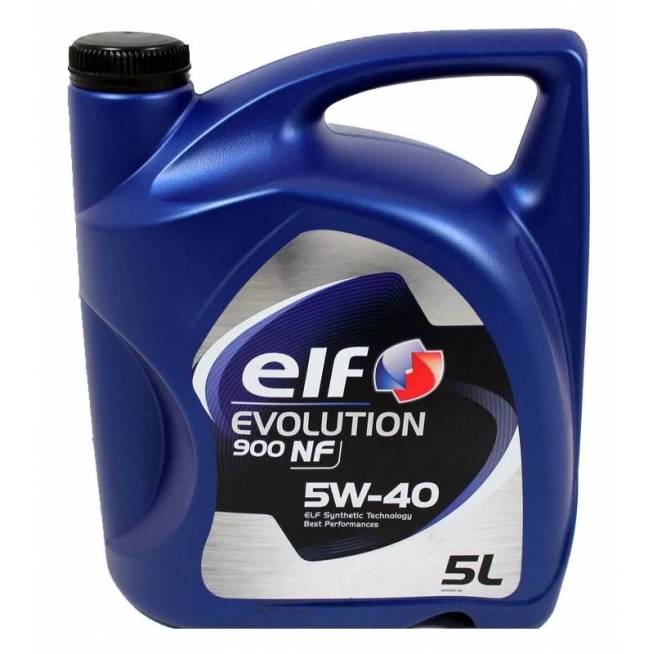 Variklių alyva Elf Evolution 900 NF 5W - 40, sintetinis, lengviesiems automobiliams, 5 l