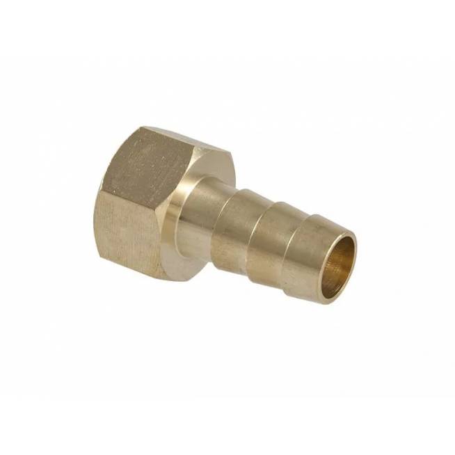 Jungtis TDM Brass 469E, 1/2 colio - vidinis sriegis / 10 mm - žarnos antgalis, 1/2" x 10mm