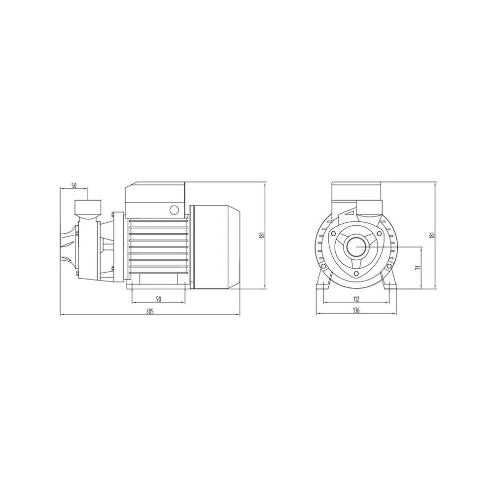 Vandens siurblys Haushalt VS-750QB, elektrinis, 750 W