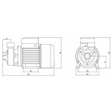 Vandens siurblys Haushalt VS-750QB, elektrinis, 750 W