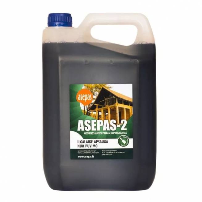 Antiseptikas Asepas-2, žalia, 5 l