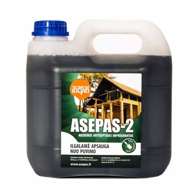 Antiseptikas Asepas-2, žalia, 3 l