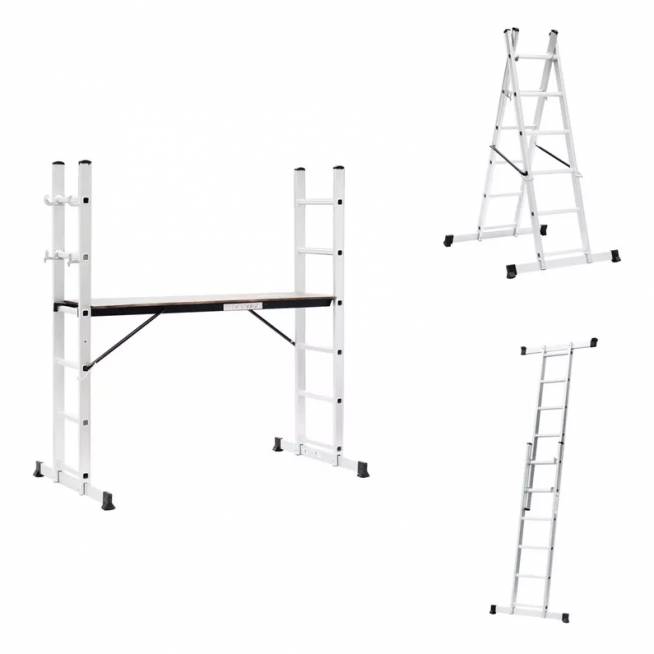 Pastolinės kopėčios Haushalt BL-H06, 150 - 365 cm