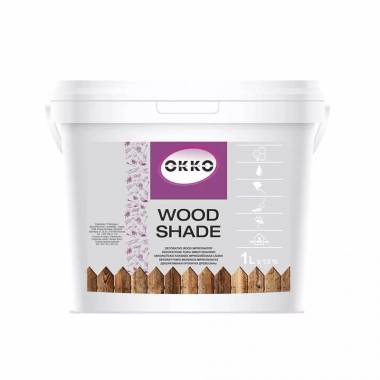 Impregnantas Okko Wood Shade, pilka, 1 l