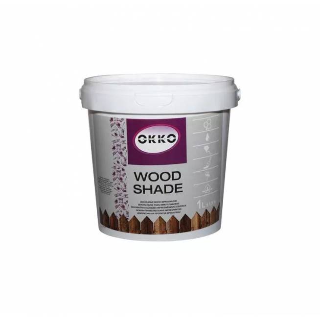 Impregnantas Okko Wood Shade, gelsva/šviesus ąžuolas, 1 l