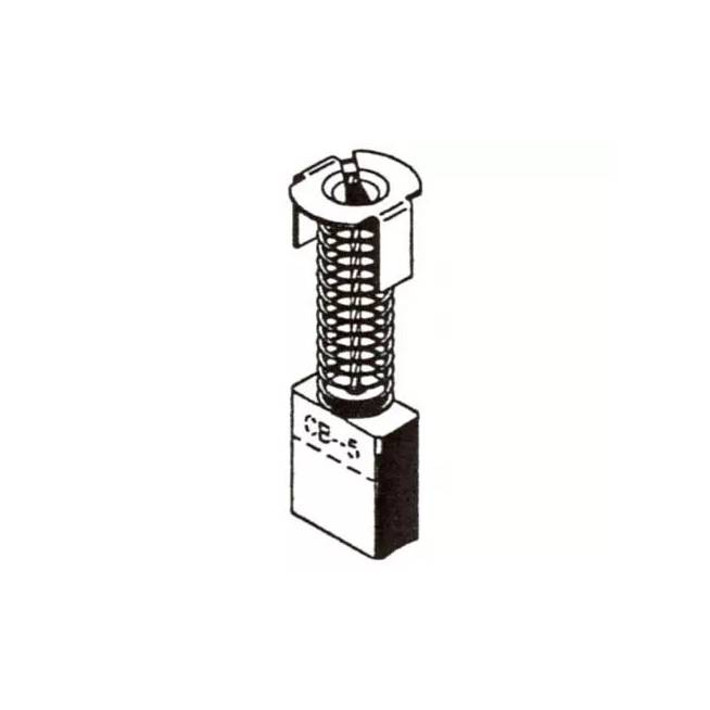 Šepetėlis Haushalt, 6.5 mm x 13.5 mm x 18 mm, 2 vnt.