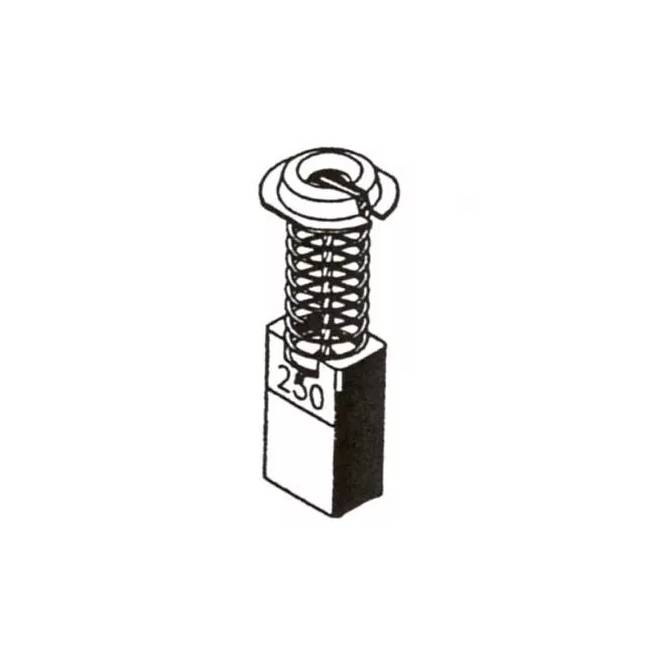 Šepetėlis Haushalt, 7 mm x 11 mm x 19 mm, 2 vnt.