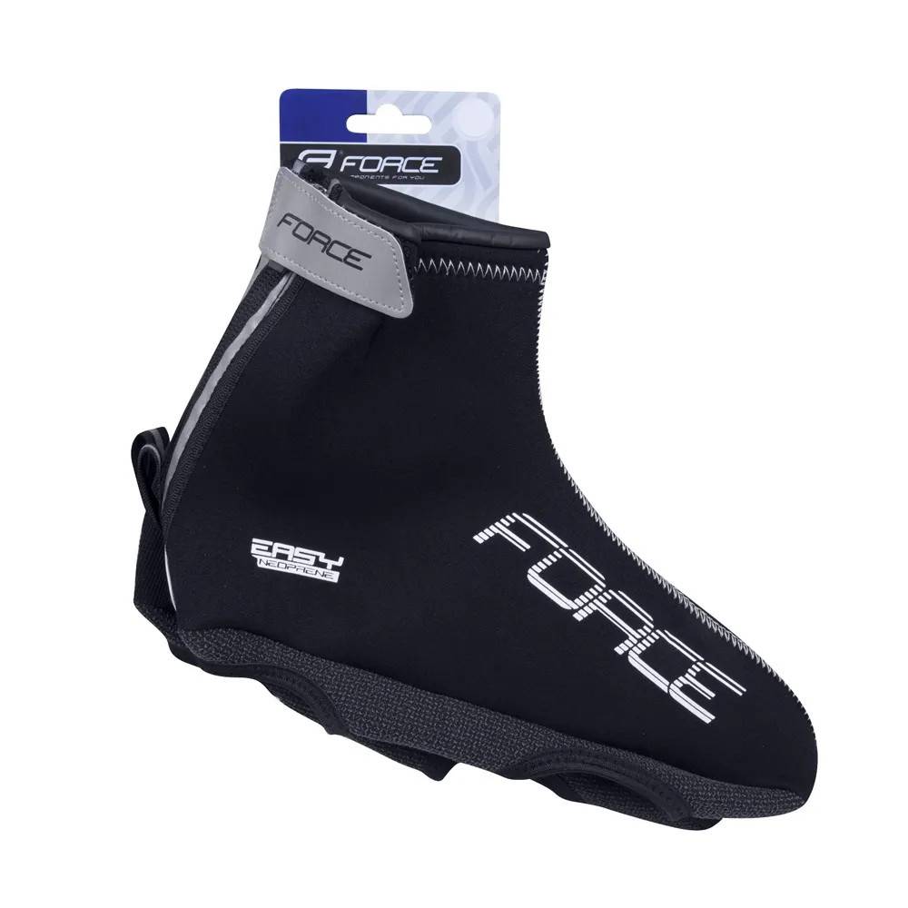 Antbačiai FORCE Neoprene Easy (juodi) dydis 40-42 M