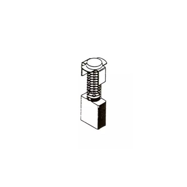 Šepetėlis Haushalt 30-99-036-H, 7 mm x 15 mm x 20 mm, 2 vnt.