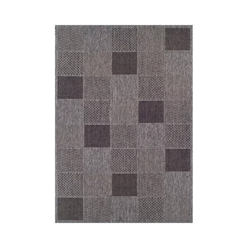 Kilimas lauko terasoms Domoletti Dawn 85 DM9-E, pilkas, 230 cm x 160 cm