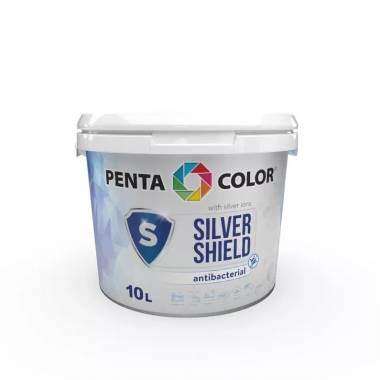 Sienų dažai Pentacolor Silver Shield, balta, 10 l