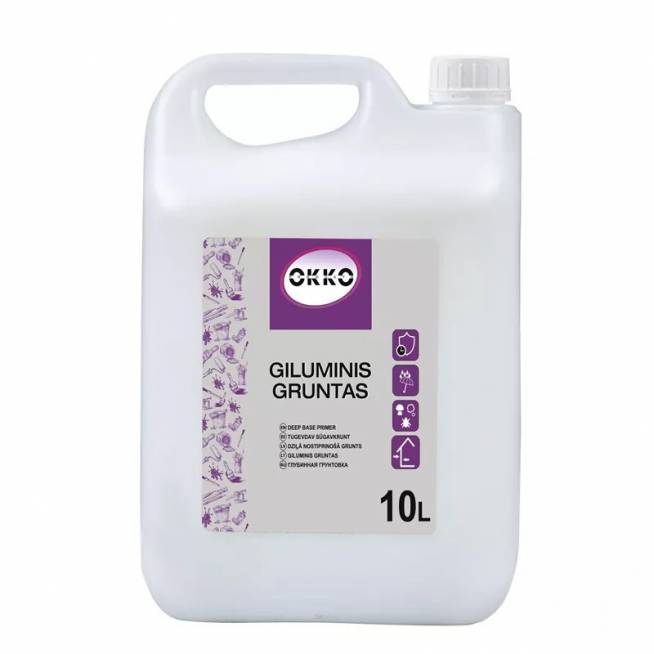 Gruntas giluminis Okko, balta, 10 l