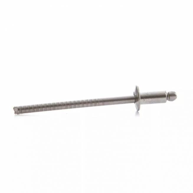 Nerūdijančio plieno kniedės pusapvale galva Haushalt, 3.2 mm x 8 mm, 50 vnt.