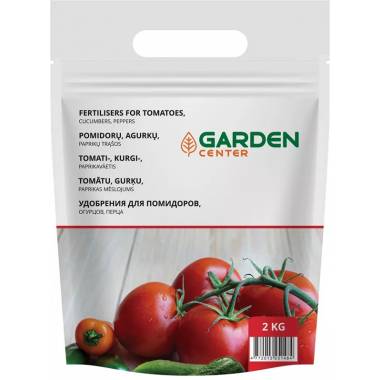 Trąšos pomidorams, paprikoms Garden Center, birios, 2 kg