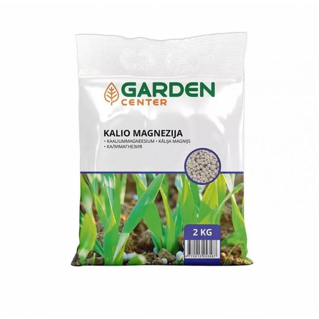 Kalio magnezijos trąšos augalams Garden Center, granuliuotos, 2 kg