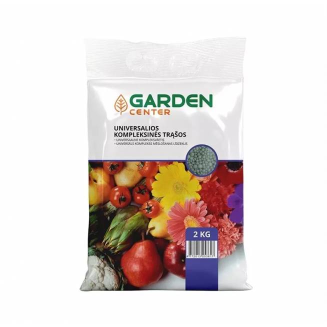 Trąšos universalios Garden Center, birios, 2 kg